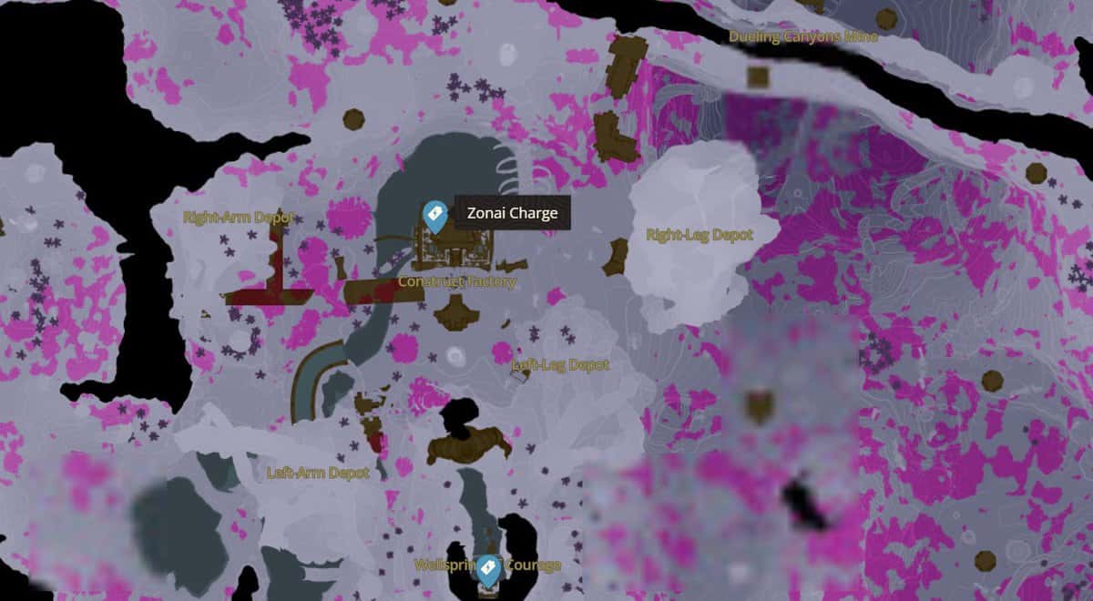 Construct Factory Zonai Charges location in Zelda TotK