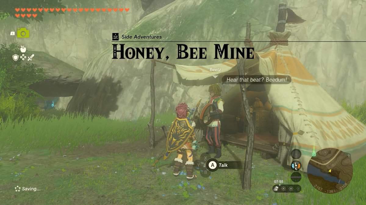 Zelda: Tears Of The Kingdom Dolcezza, procedura dettagliata di Bee Mine