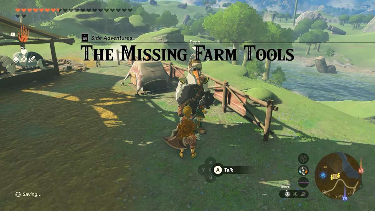 Zelda: Tears Of The Kingdom Missing Farming Tools Soluzione