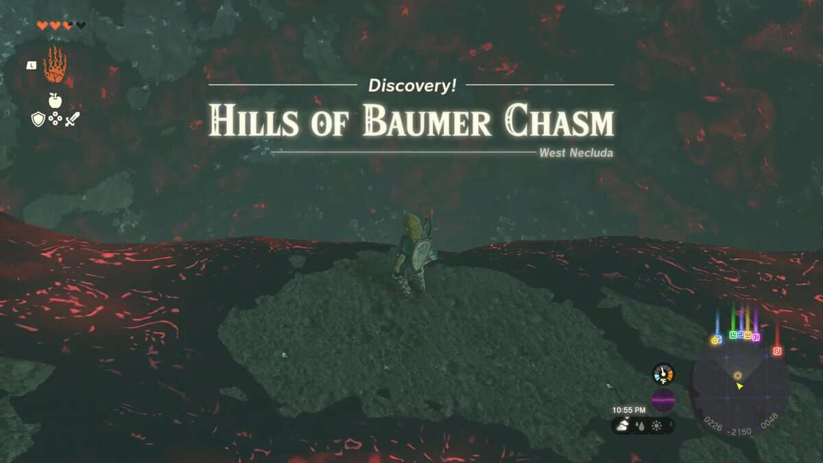 Come arrivare a Hills Of Baumer Chasm in Zelda: Tears Of The Kingdom