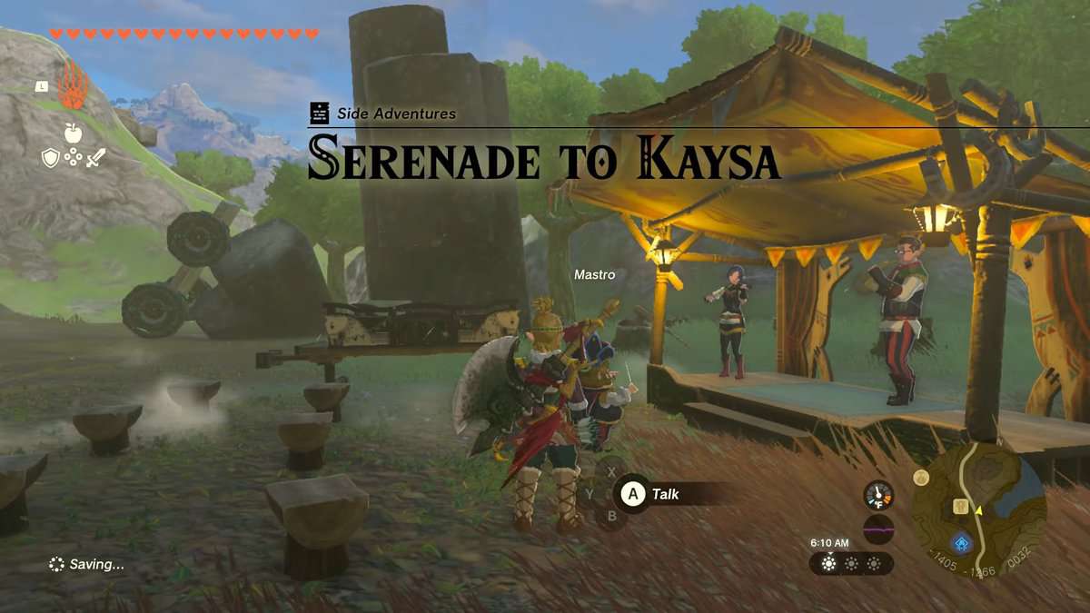 Zelda: Tears Of The Kingdom Serenade To Kaysa Soluzione