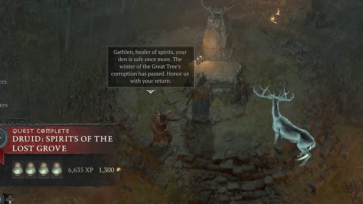Soluzione di Diablo 4 Druid: Spirits Of The Lost Grove