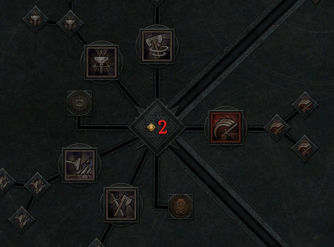 Albero delle abilità di base di Diablo 4 Barbarian