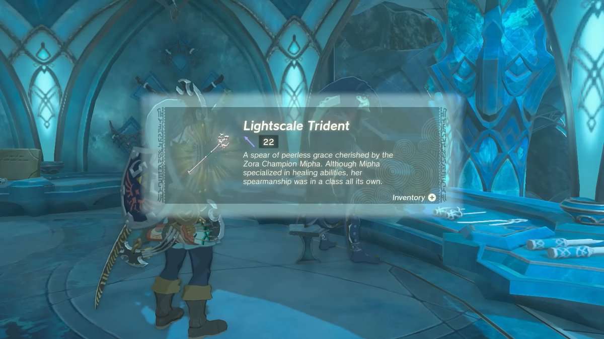 Zelda: Tears Of The Kingdom Posizione Tridente Lightscale