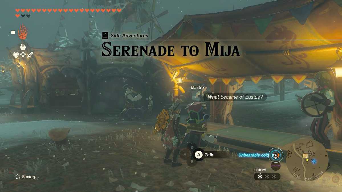 Zelda: Tears Of The Kingdom Serenade To Mija Soluzione