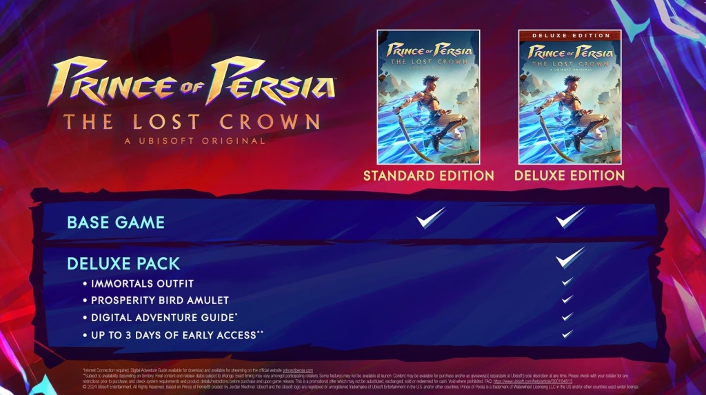 Prince of Persia La corona perduta Standard Deluxe Edition