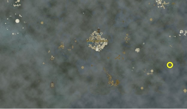 Posizione sulla mappa del Tablet 12 in Lacrime del Regno