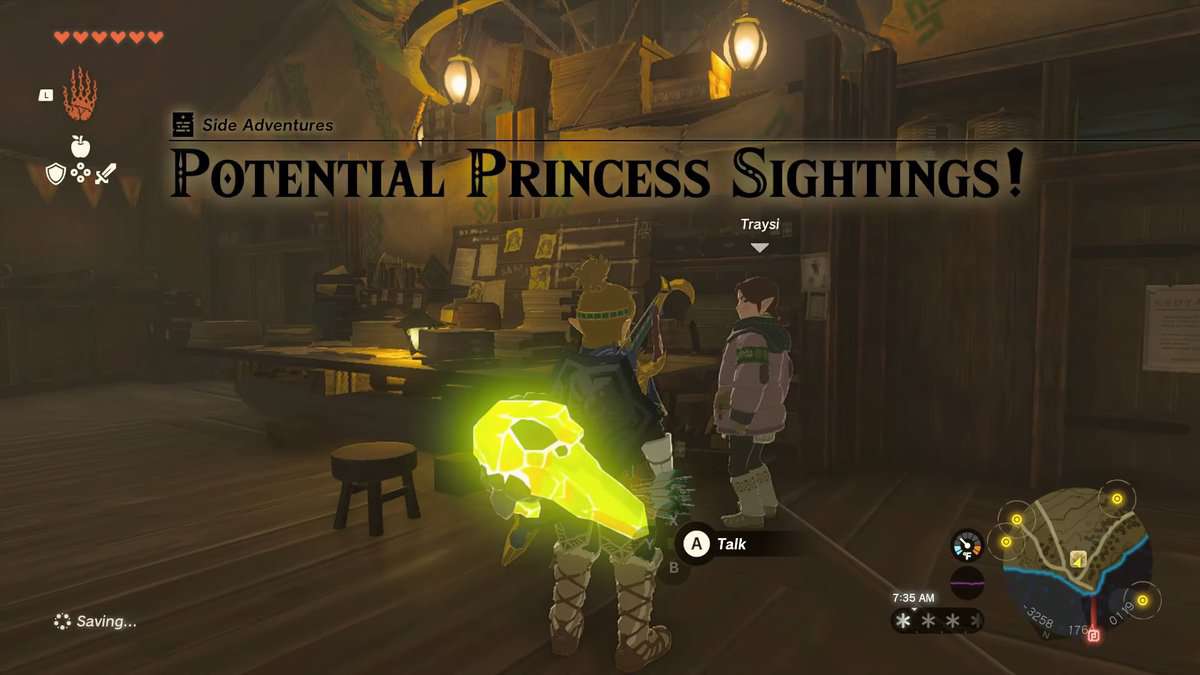 Zelda: Tears Of The Kingdom Potential Princess Sightings Soluzione