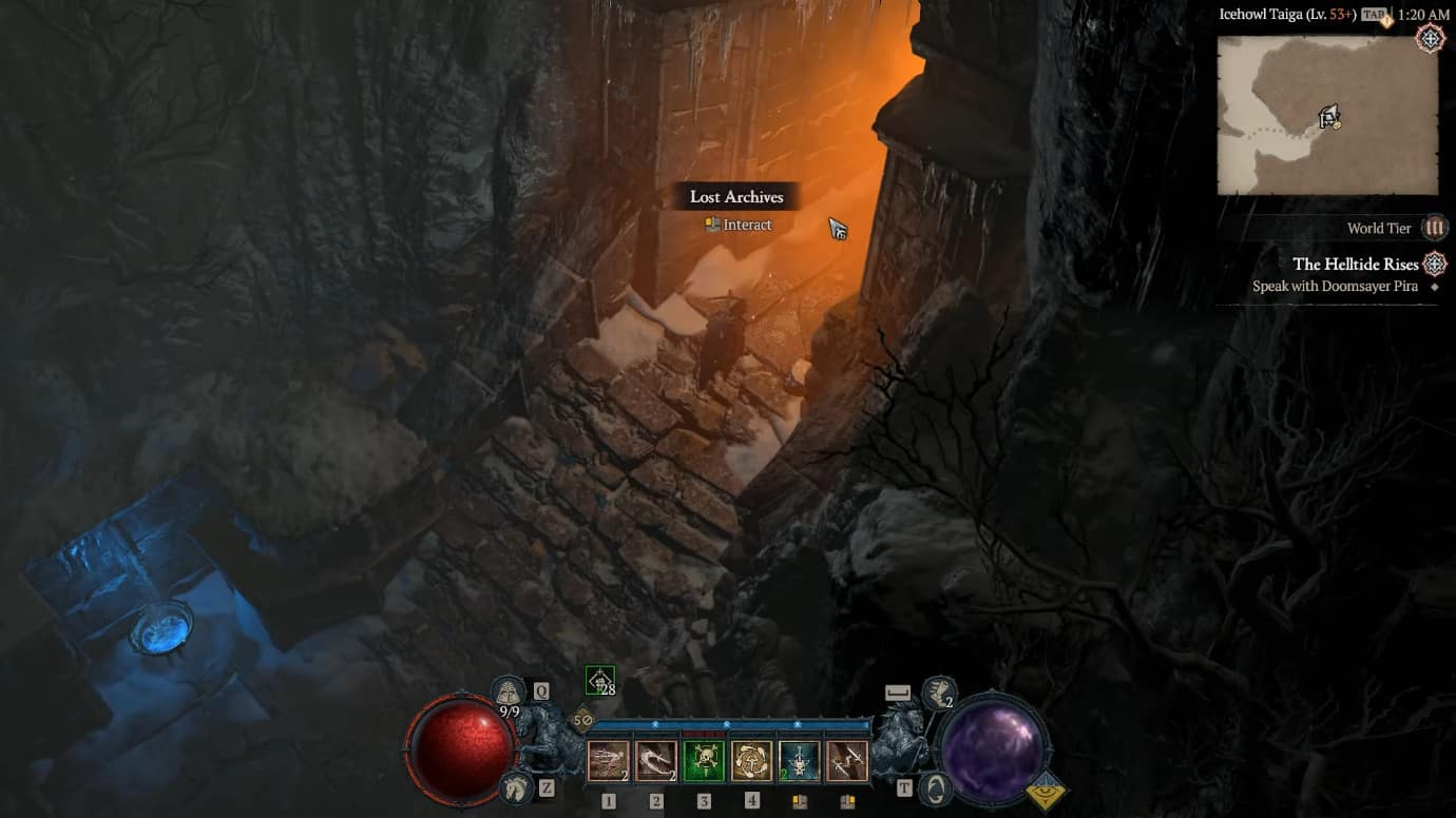 Guida ai sotterranei degli archivi perduti di Diablo 4