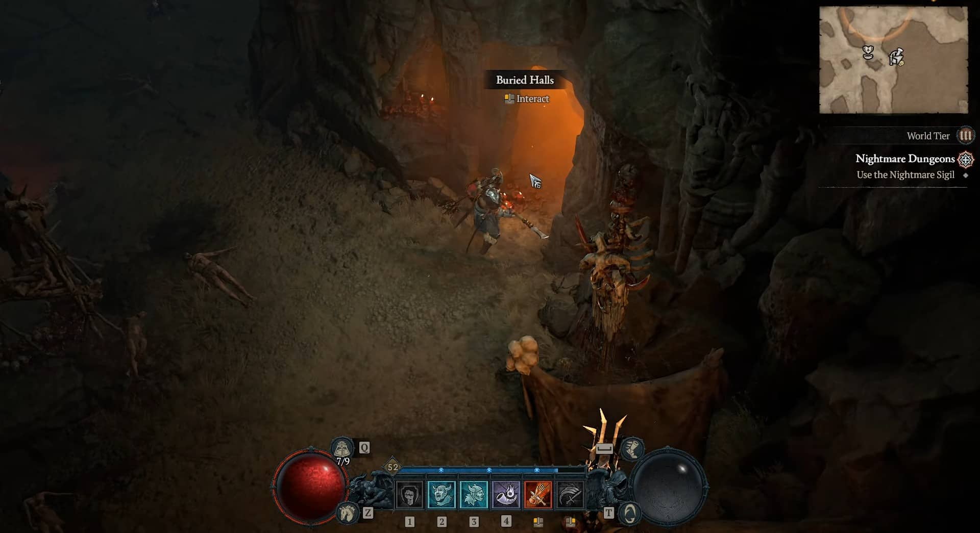 Guida ai sotterranei di Diablo 4 Buried Halls