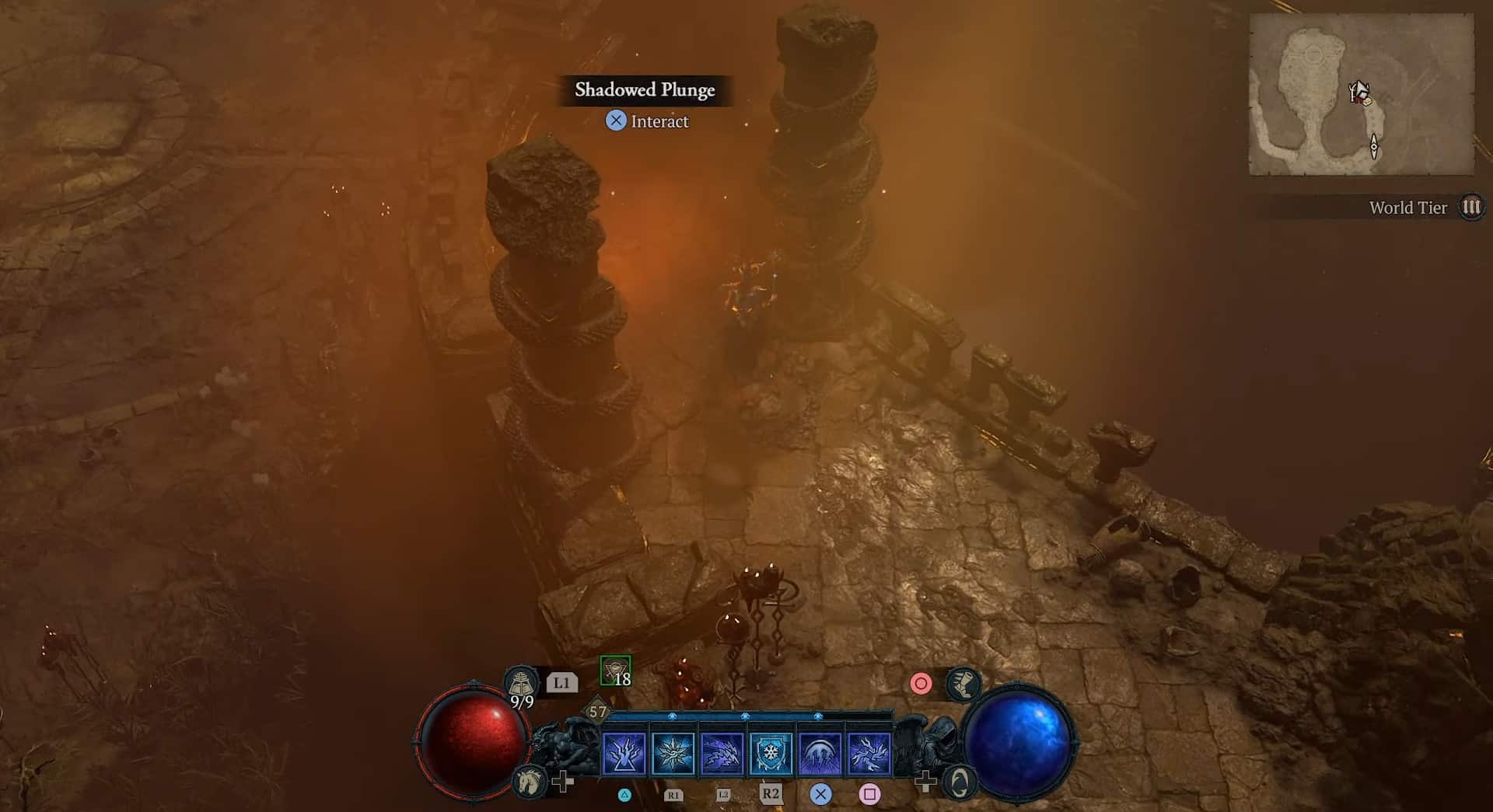 Diablo 4 Shadowed Plunge Dungeon Guida