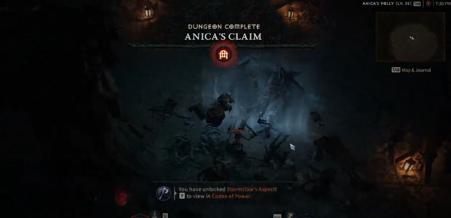 Guida al dungeon di reclamo di Diablo 4 Anica