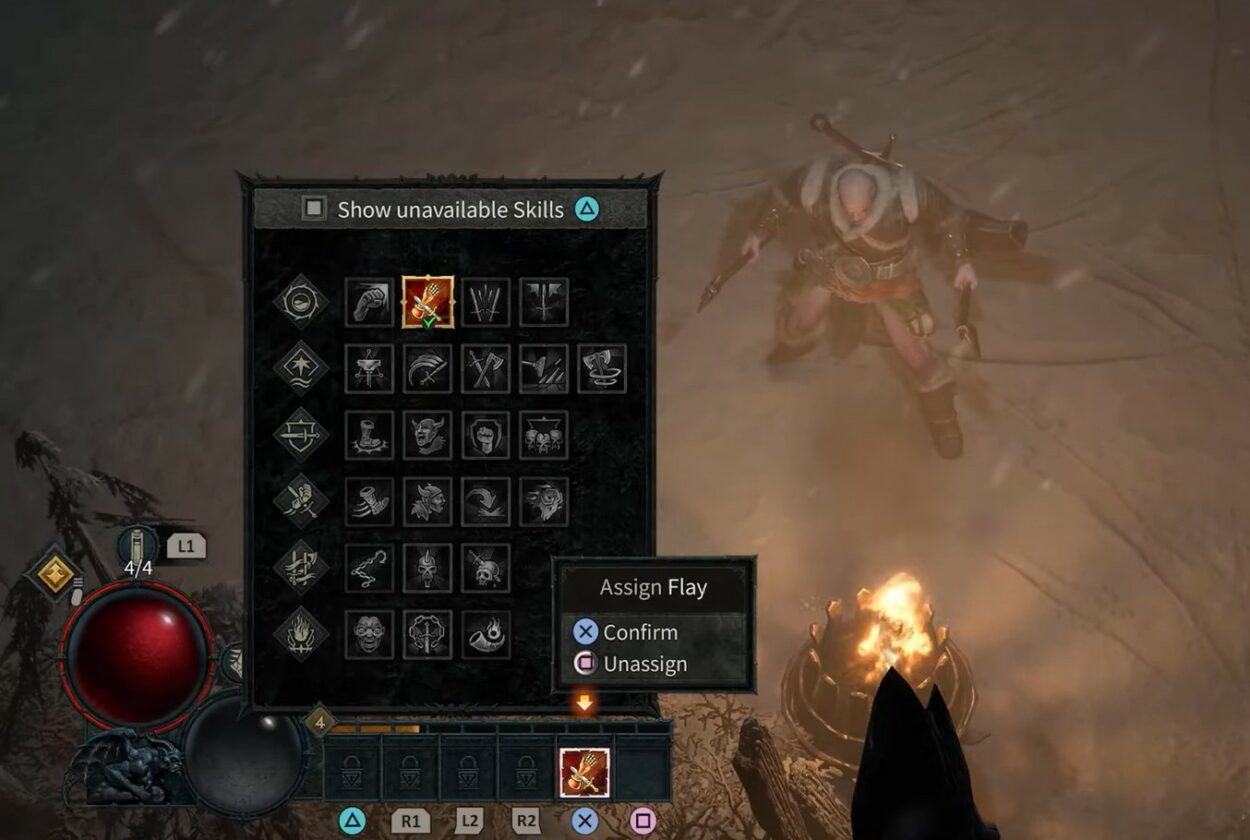 Come assegnare le abilità in Diablo 4