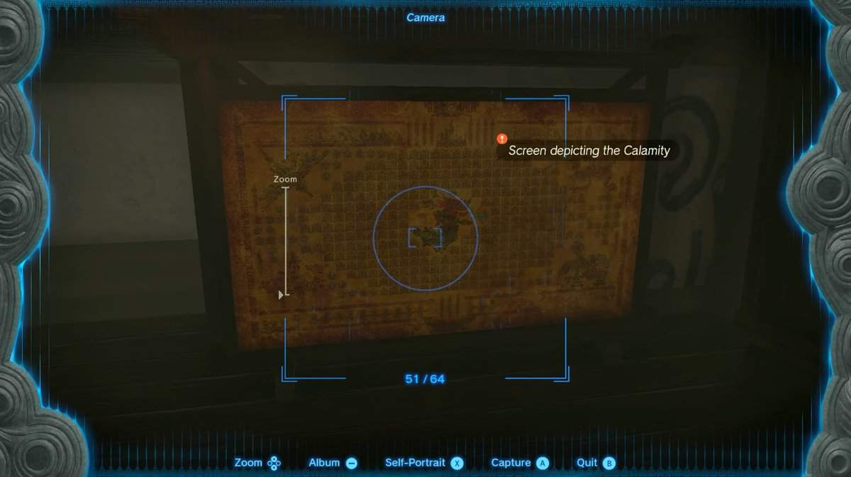 Immagine dello schermo raffigurante la calamità in Zelda TotK