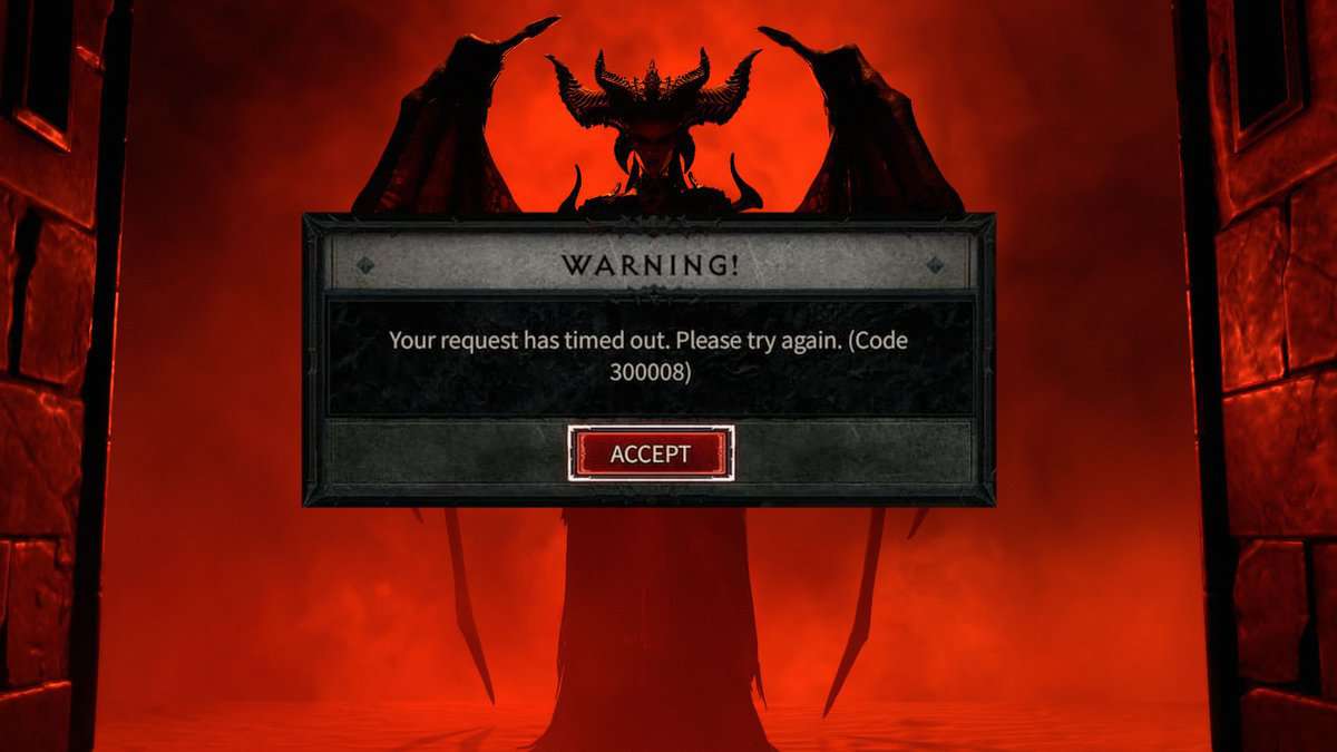 Come correggere il codice di errore 300008 di Diablo 4