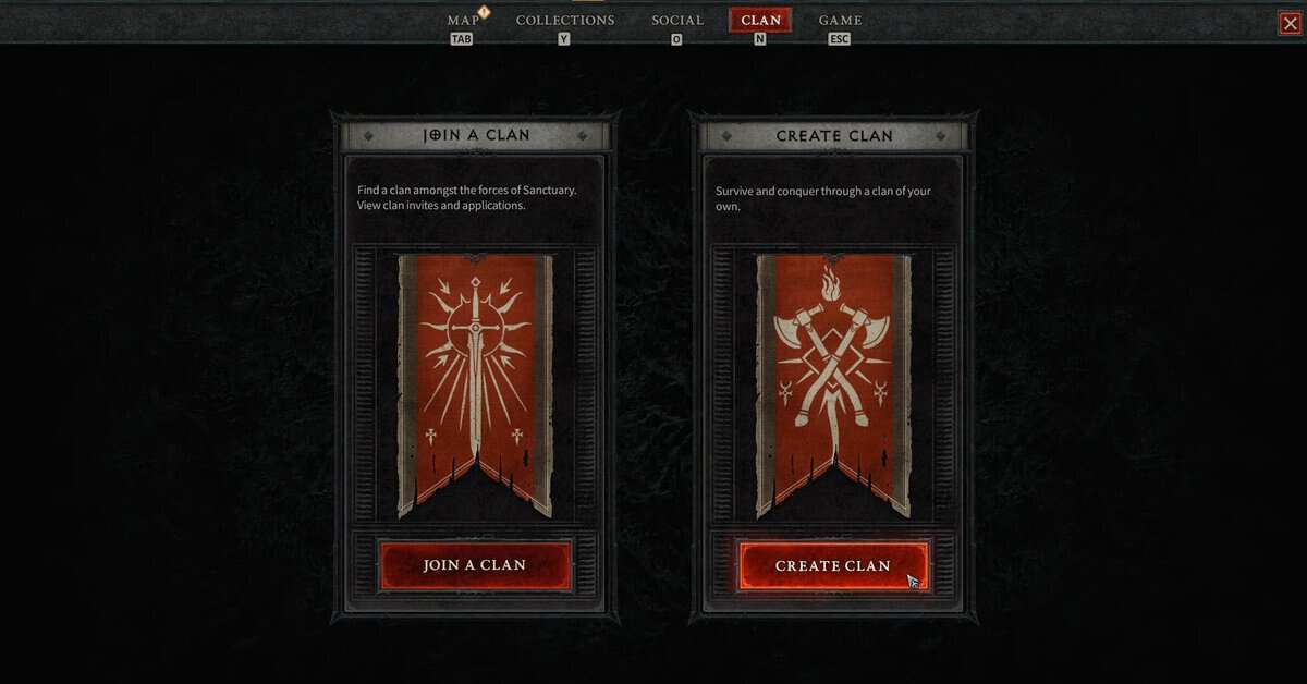 Come creare e unirti ai clan in Diablo 4