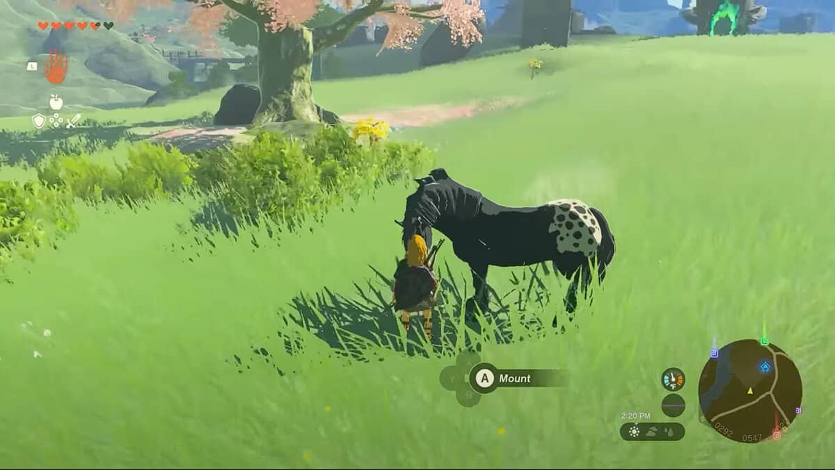 Feed Horses in Zelda Tears of the Kingdom