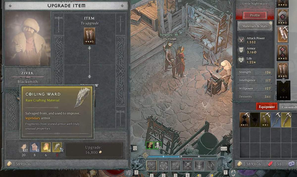 Come ottenere Coiling Ward in Diablo 4