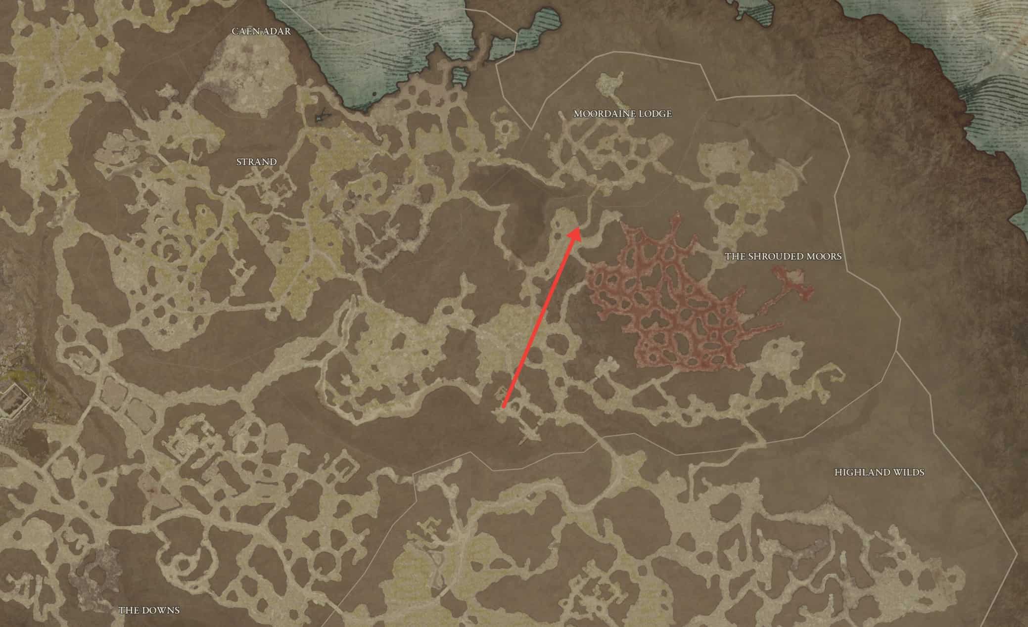 Diablo 4 Fionnir, the Mad Druid location