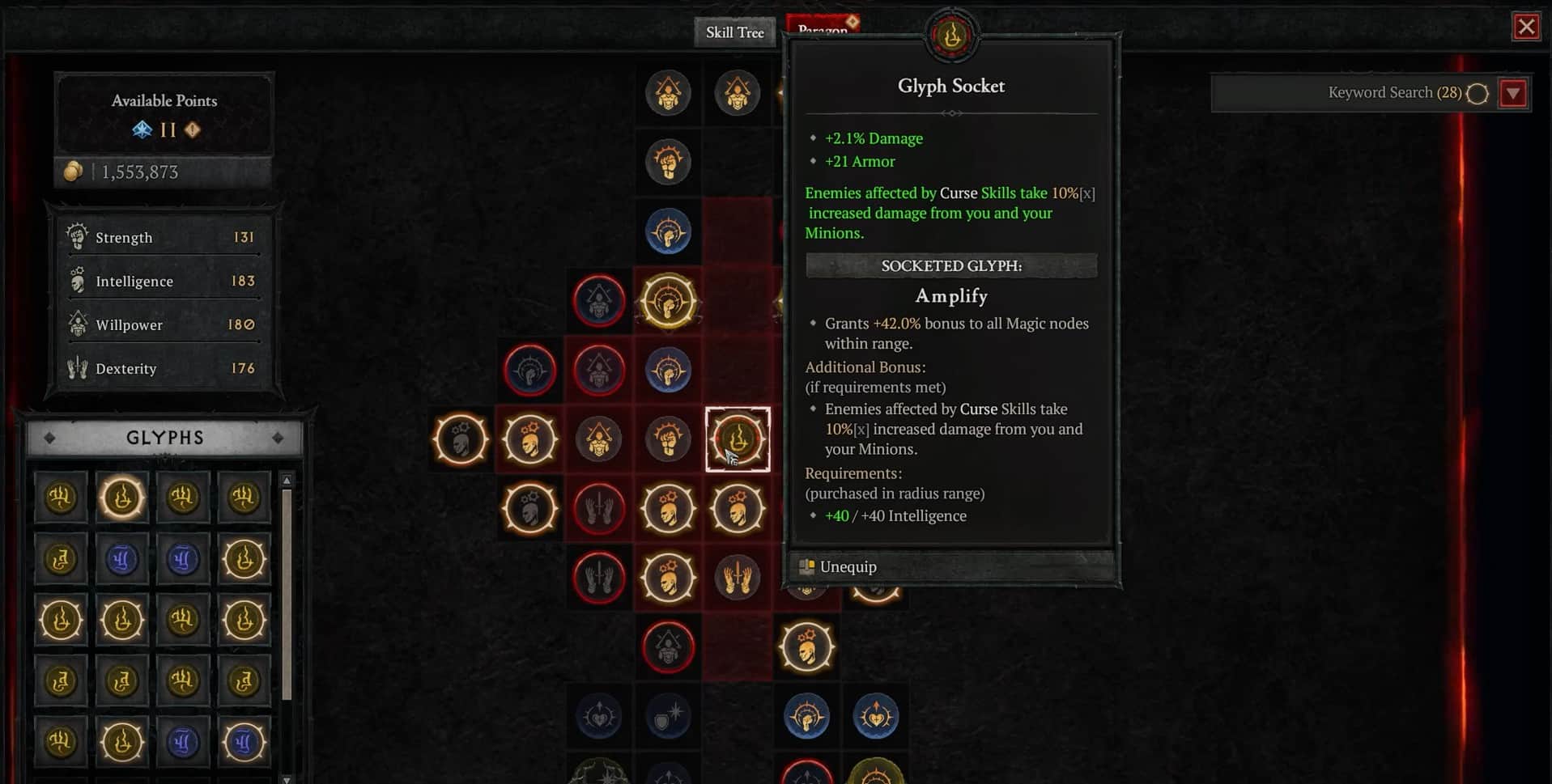 Diablo 4 Rogue Guida alle schede Paragon