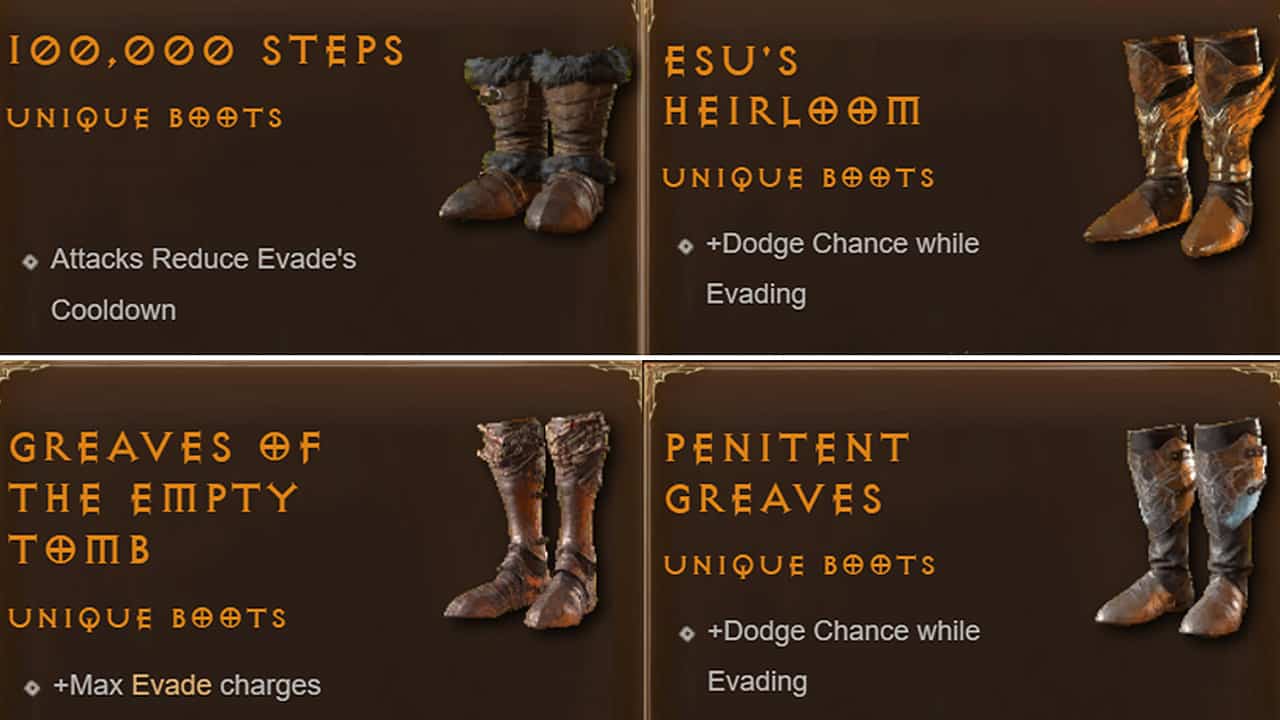 Guida agli stivali unici di Diablo 4