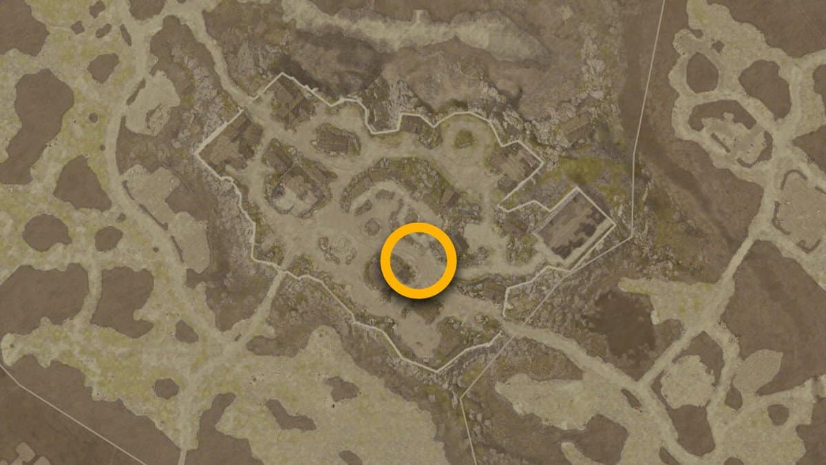 Posizione della mappa di Astaroth in Diablo 4