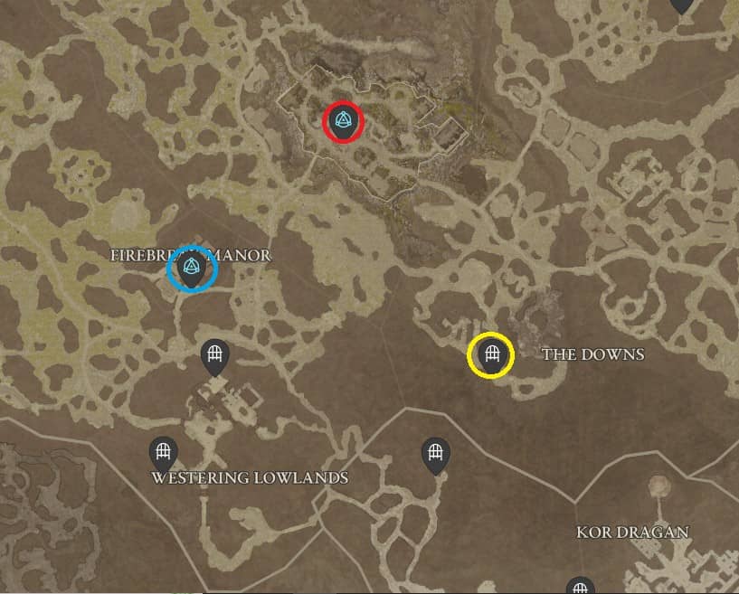 Posizione del boss Sarat in Diablo 4