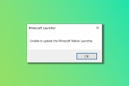 Impossibile aggiornare la correzione dell'errore del launcher nativo di Minecraft