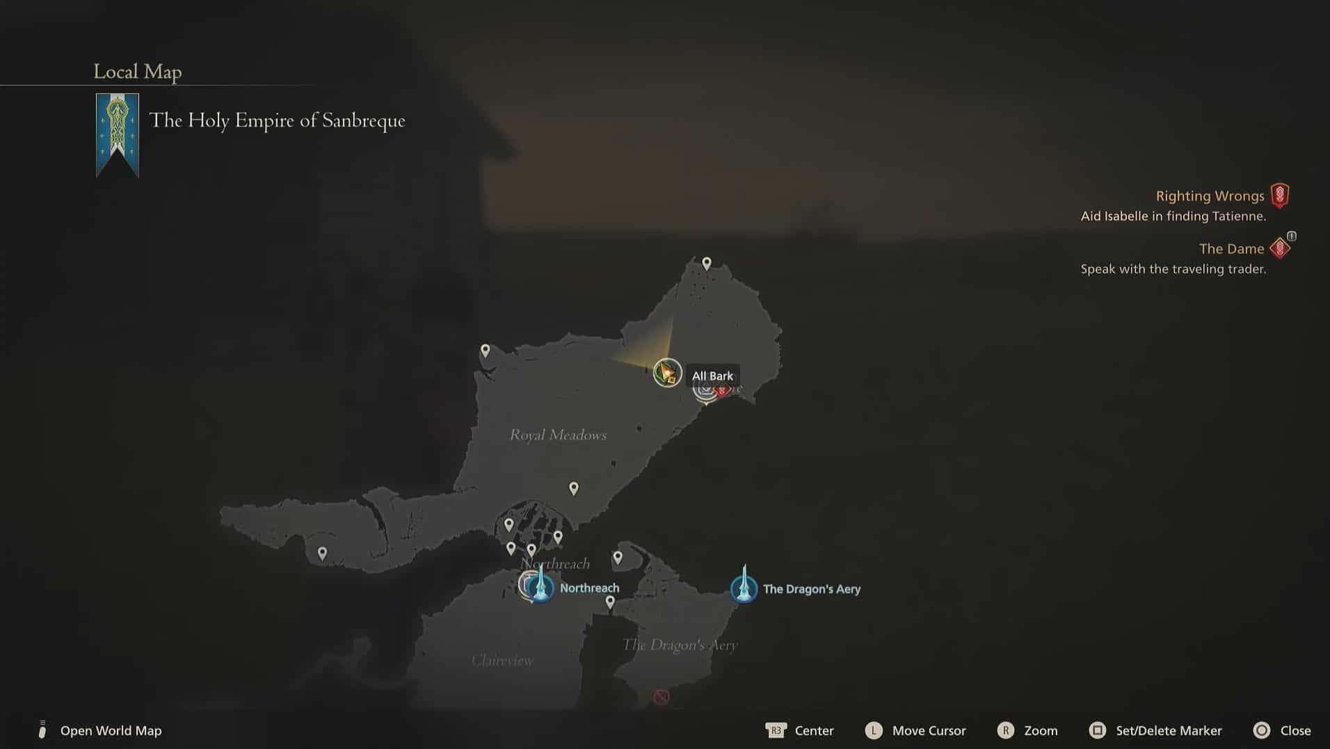 Tutti i luoghi delle missioni Bark in Final Fantasy 16