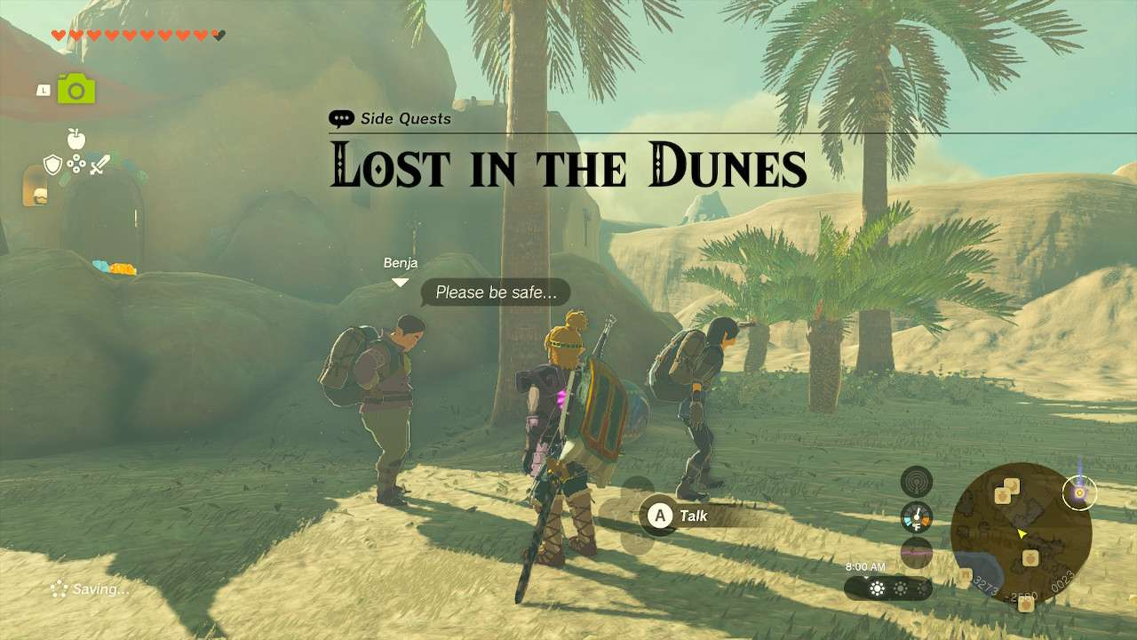 Soluzione di Zelda: Tears Of The Kingdom Lost In The Dunes