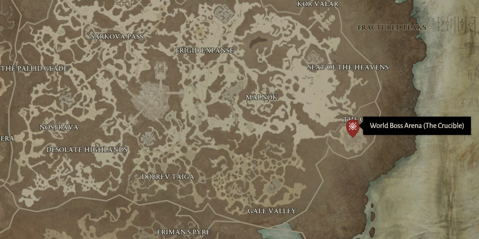 Ashava spawn posizione in Diablo