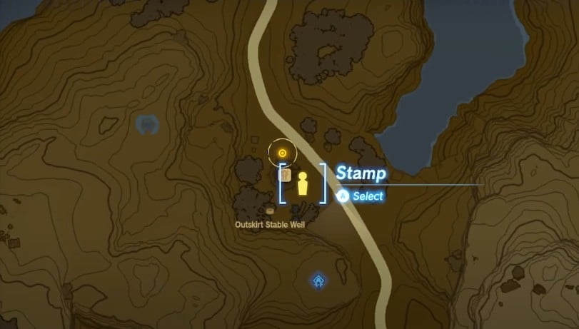 Posizione della missione Donna che fa cenno in Lacrime del regno