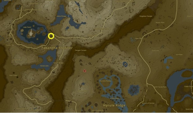 Potenziale luogo della missione Avvistamenti di principesse in Lacrime del regno