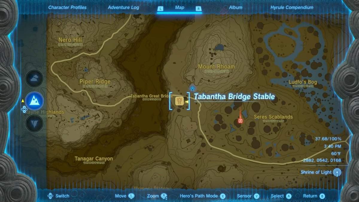 White Goats Gone Missing location in Lacrime del regno