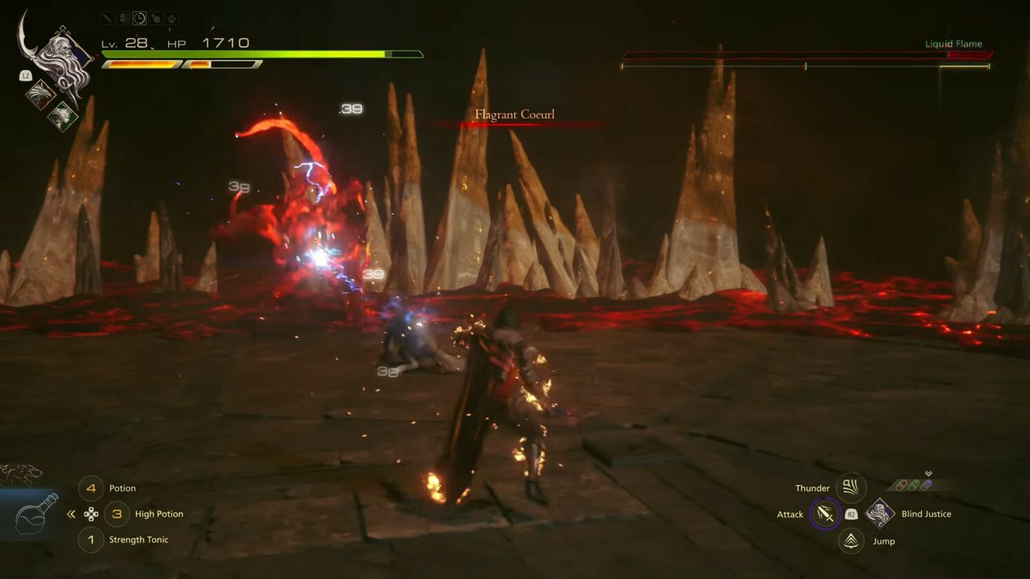 Final fantasy 16 fiamma liquida