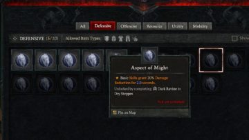 Come ottenere Aspect of Might in Diablo 4