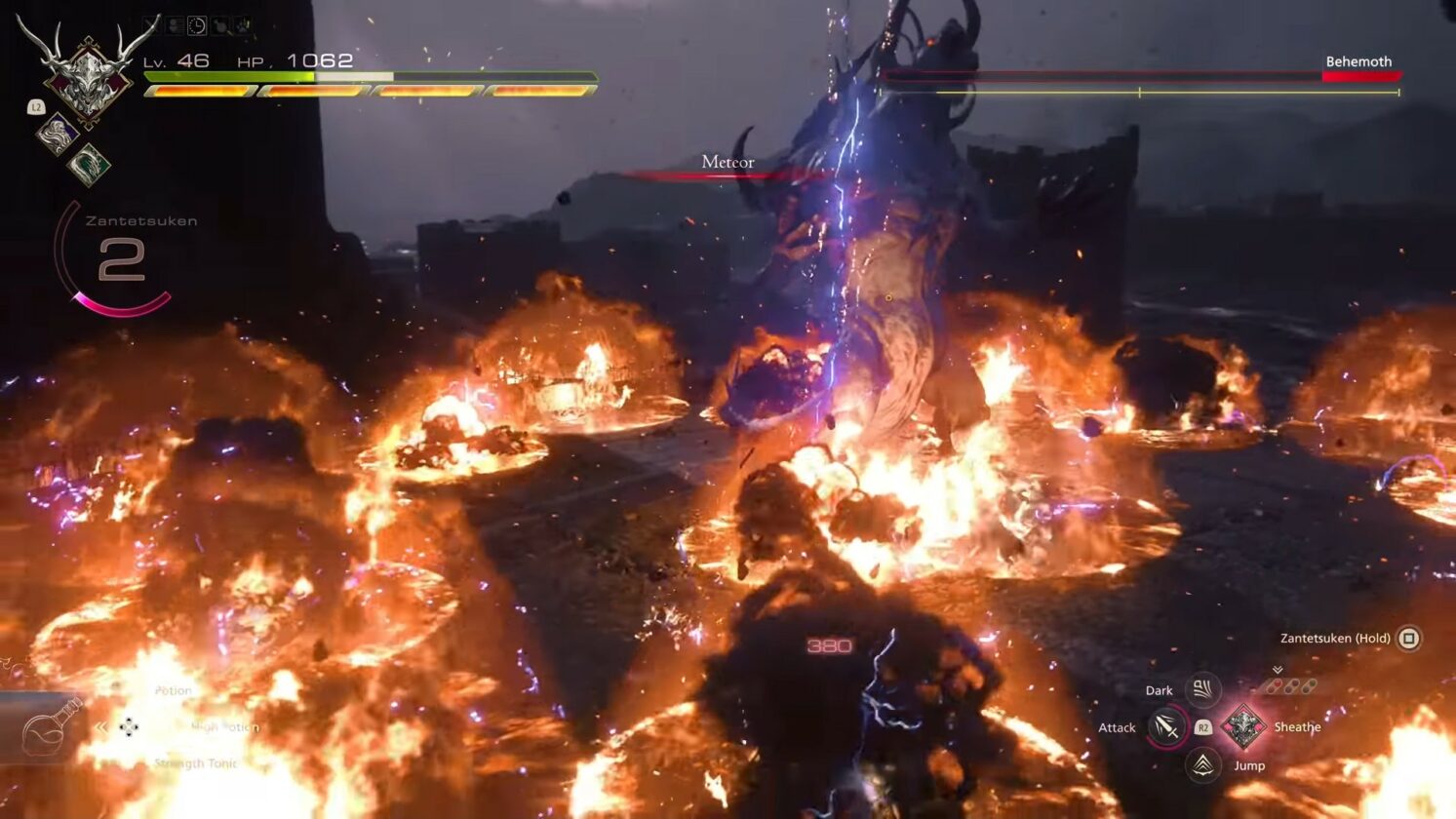 Behemoth di Final Fantasy XVI