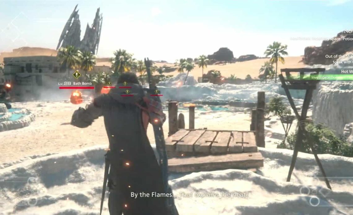 final fantasy 16 hot water