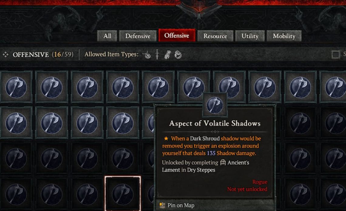Diablo 4 Volatile Shadows