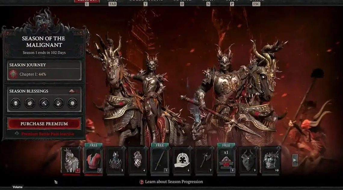 Premi Diablo 4 Stagione 1: quali sono il Battle Pass e i bonus stagionali?