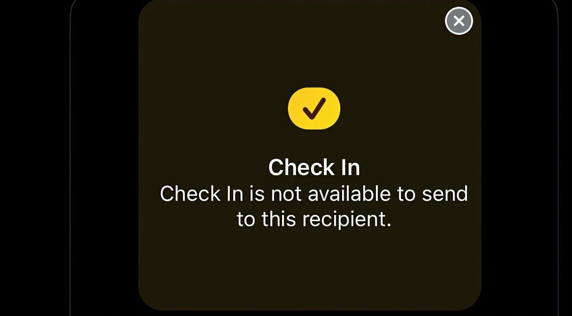 Correzione del check-in non funzionante per iOS 17