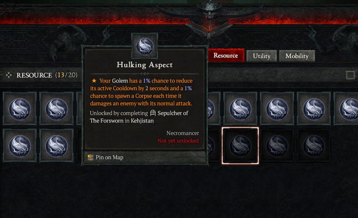 Diablo 4 Hulking Aspect