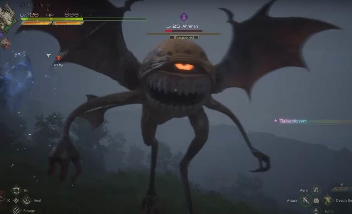 Ahriman in Final Fantasy 16