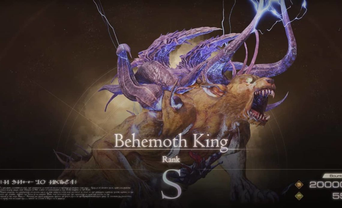 Behemoth King in Final Fantasy 16