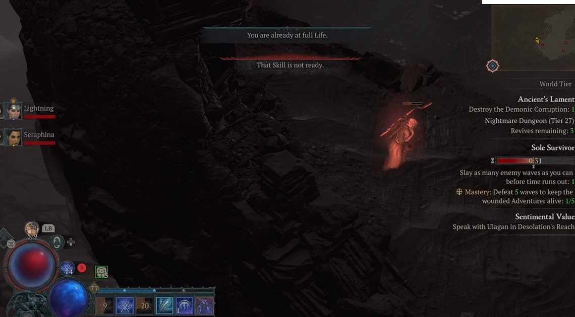Diablo 4 Oculus Wand Bug: come risolvere rimanendo bloccato nel terreno