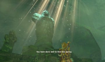 Zelda: Breath Of The Wild Spring Of Courage Posizione