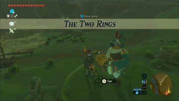 Zelda: Breath Of The Wild Due Anelli Soluzione
