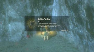 Come ottenere l'arco del soldato in Zelda: Tears Of The Kingdom