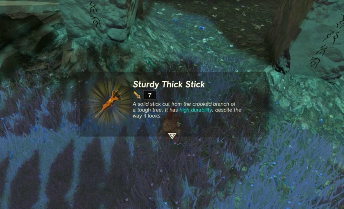 Tears of the Kingdom Sturdy Thick Stick