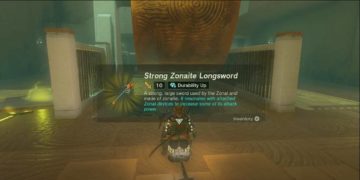Come ottenere una spada lunga Zonaite forte in Zelda: Tears Of The Kingdom